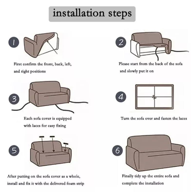 Comprar Protector De Sofa Mueble Sala 3 Puestos Negro en Electroshopy - Ángulo 2